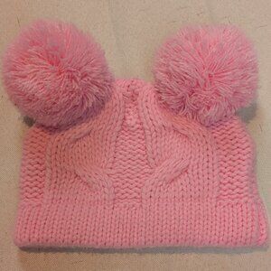 Mud pie knit pom pom hat